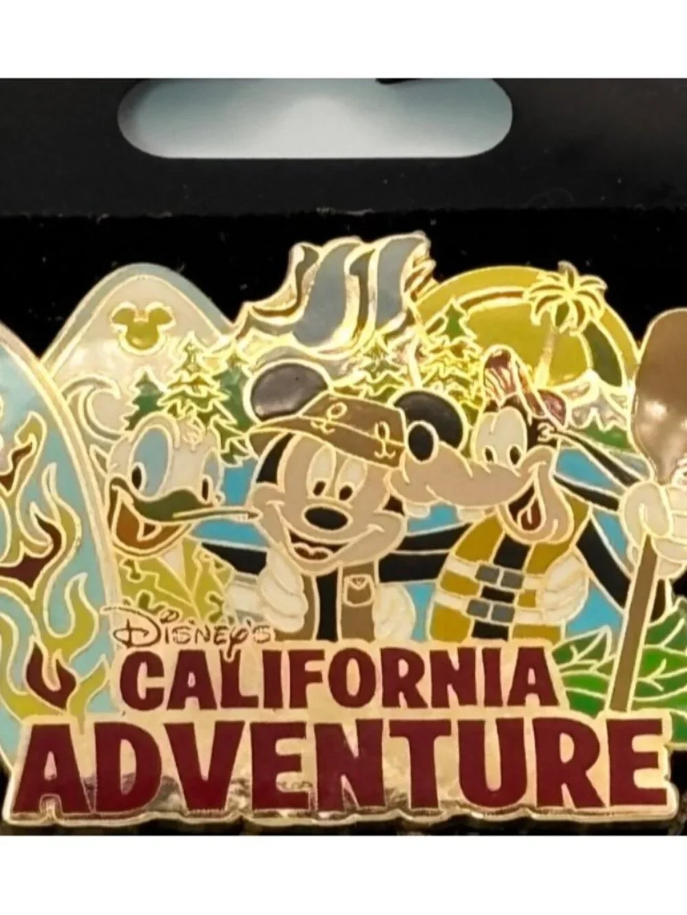 Disney Disneyland California Adventure Pin 2005 Mickey Goofy Donald Collector NE - Picture 1 of 2